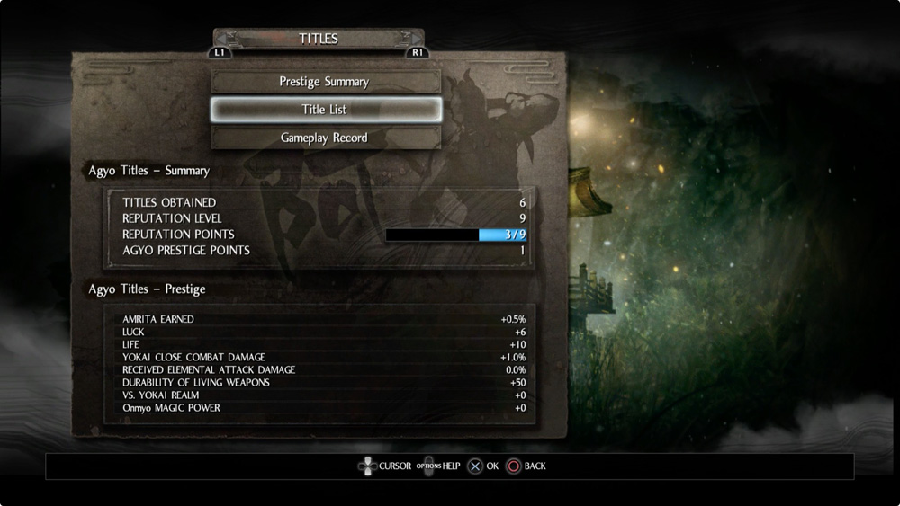 10 nioh prestige menu