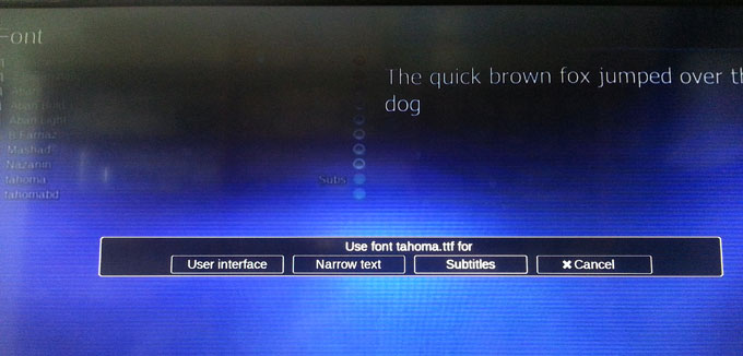 اختصاص فونت برای زیرنویس در شوتایم Ps3