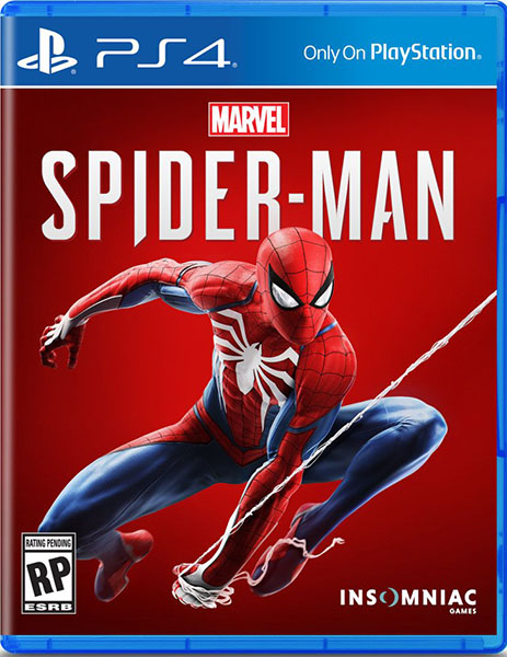 Spider man ps4 box art