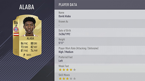 fifa 18 best defenders alaba