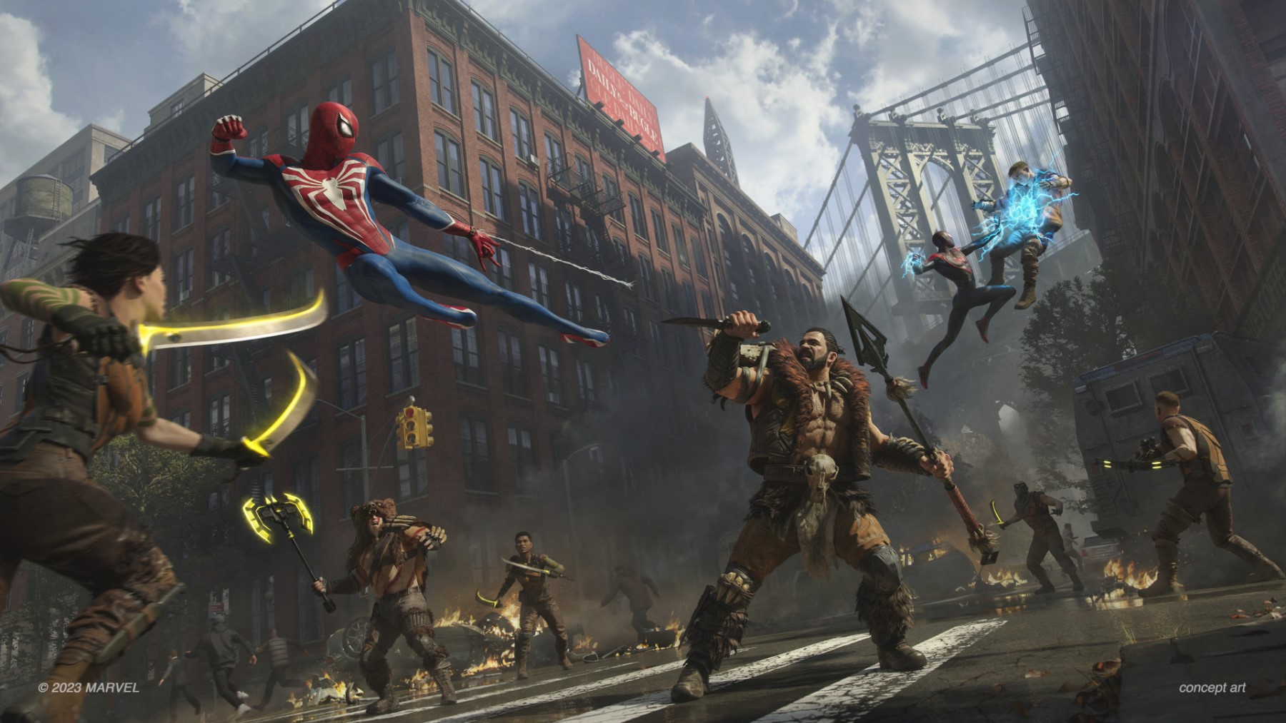 marvels spider man 2 kraven the hunter concept art