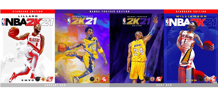 nba 2k21 covers