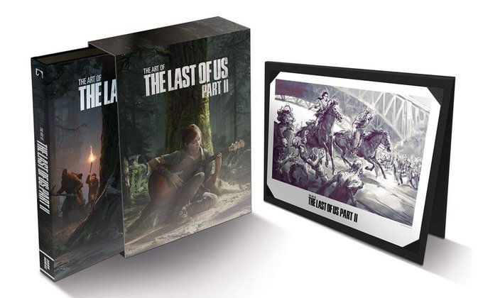 the last of us 2 art book horseback combat