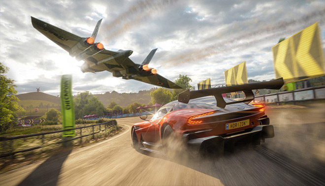 گیم پلی بازی فورزا (فورتزا) هورایزن 4 (Forza Horizon 4) در کامپیوتر