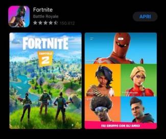 چپتر دوم Fortnite توسط اپ استور ایتالیا فاش شد