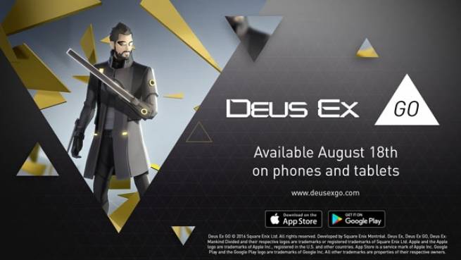 تریلر بازی معمایی Deus Ex GO