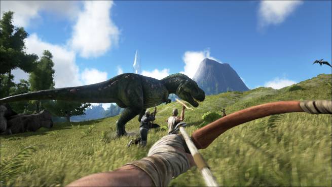 فوران آتشفشان در Ark: Survival Evolved